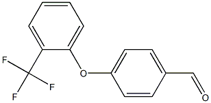 4-[2-(trifluoromethyl)phenoxy]benzaldehyde Struktur