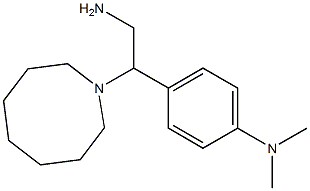 4-[2-amino-1-(azocan-1-yl)ethyl]-N,N-dimethylaniline Struktur