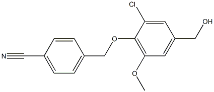  4-[2-chloro-4-(hydroxymethyl)-6-methoxyphenoxymethyl]benzonitrile