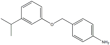 4-[3-(propan-2-yl)phenoxymethyl]aniline