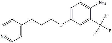 4-[3-(pyridin-4-yl)propoxy]-2-(trifluoromethyl)aniline,,结构式