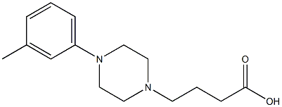  4-[4-(3-methylphenyl)piperazin-1-yl]butanoic acid