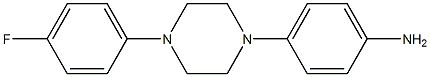 4-[4-(4-fluorophenyl)piperazin-1-yl]aniline 结构式