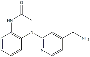 4-[4-(aminomethyl)pyridin-2-yl]-1,2,3,4-tetrahydroquinoxalin-2-one Structure