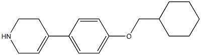 4-[4-(cyclohexylmethoxy)phenyl]-1,2,3,6-tetrahydropyridine