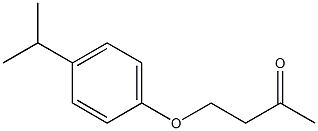 4-[4-(propan-2-yl)phenoxy]butan-2-one,,结构式