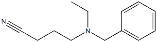 4-[benzyl(ethyl)amino]butanenitrile 化学構造式