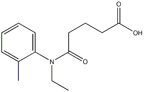 4-[ethyl(2-methylphenyl)carbamoyl]butanoic acid