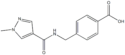 4-{[(1-methyl-1H-pyrazol-4-yl)formamido]methyl}benzoic acid|