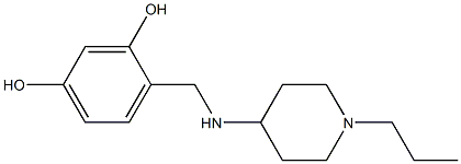 4-{[(1-propylpiperidin-4-yl)amino]methyl}benzene-1,3-diol