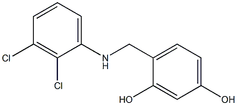 4-{[(2,3-dichlorophenyl)amino]methyl}benzene-1,3-diol