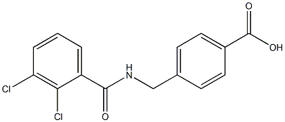 4-{[(2,3-dichlorophenyl)formamido]methyl}benzoic acid Structure