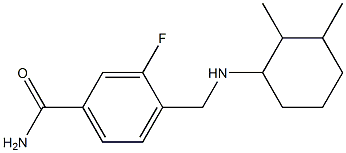 4-{[(2,3-dimethylcyclohexyl)amino]methyl}-3-fluorobenzamide