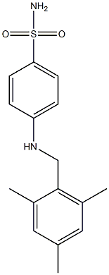 4-{[(2,4,6-trimethylphenyl)methyl]amino}benzene-1-sulfonamide Structure