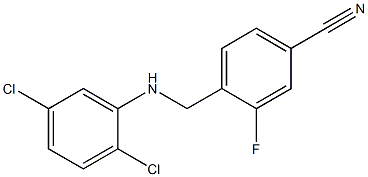 4-{[(2,5-dichlorophenyl)amino]methyl}-3-fluorobenzonitrile