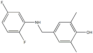 4-{[(2,5-difluorophenyl)amino]methyl}-2,6-dimethylphenol