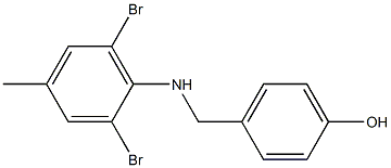 4-{[(2,6-dibromo-4-methylphenyl)amino]methyl}phenol