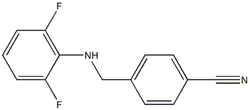 4-{[(2,6-difluorophenyl)amino]methyl}benzonitrile