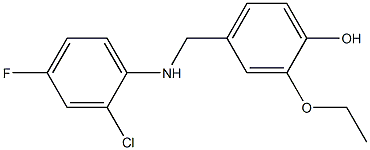  4-{[(2-chloro-4-fluorophenyl)amino]methyl}-2-ethoxyphenol