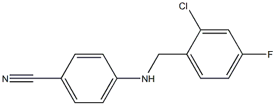 4-{[(2-chloro-4-fluorophenyl)methyl]amino}benzonitrile