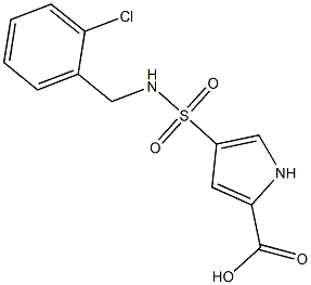 4-{[(2-chlorophenyl)methyl]sulfamoyl}-1H-pyrrole-2-carboxylic acid