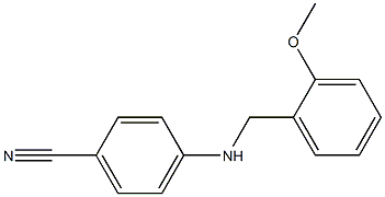 4-{[(2-methoxyphenyl)methyl]amino}benzonitrile Structure