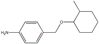 4-{[(2-methylcyclohexyl)oxy]methyl}aniline