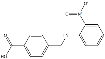 4-{[(2-nitrophenyl)amino]methyl}benzoic acid Structure