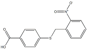 4-{[(2-nitrophenyl)methyl]sulfanyl}benzoic acid|