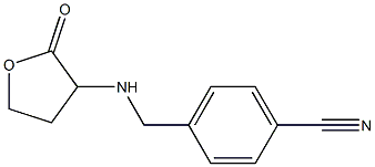 4-{[(2-oxooxolan-3-yl)amino]methyl}benzonitrile Structure