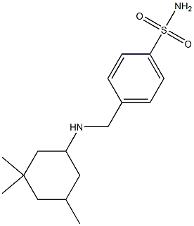 4-{[(3,3,5-trimethylcyclohexyl)amino]methyl}benzene-1-sulfonamide