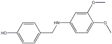  4-{[(3,4-dimethoxyphenyl)amino]methyl}phenol