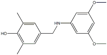 4-{[(3,5-dimethoxyphenyl)amino]methyl}-2,6-dimethylphenol