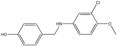 4-{[(3-chloro-4-methoxyphenyl)amino]methyl}phenol