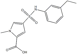 4-{[(3-ethylphenyl)amino]sulfonyl}-1-methyl-1H-pyrrole-2-carboxylic acid