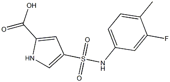  4-{[(3-fluoro-4-methylphenyl)amino]sulfonyl}-1H-pyrrole-2-carboxylic acid