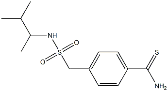 4-{[(3-methylbutan-2-yl)sulfamoyl]methyl}benzene-1-carbothioamide Structure