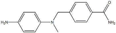 4-{[(4-aminophenyl)(methyl)amino]methyl}benzamide|