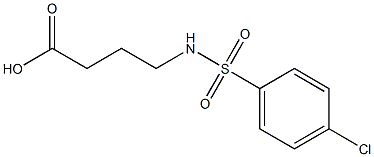 4-{[(4-chlorophenyl)sulfonyl]amino}butanoic acid