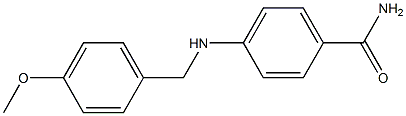 4-{[(4-methoxyphenyl)methyl]amino}benzamide Structure