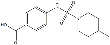  4-{[(4-methylpiperidine-1-)sulfonyl]amino}benzoic acid