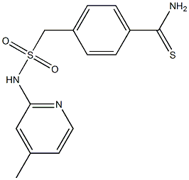 4-{[(4-methylpyridin-2-yl)sulfamoyl]methyl}benzene-1-carbothioamide