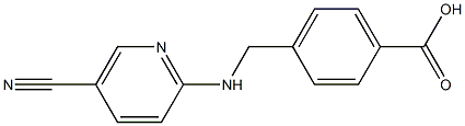 4-{[(5-cyanopyridin-2-yl)amino]methyl}benzoic acid|