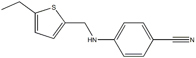 4-{[(5-ethylthiophen-2-yl)methyl]amino}benzonitrile|