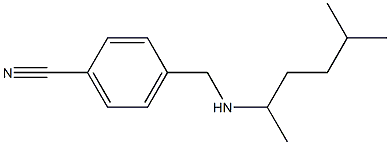 4-{[(5-methylhexan-2-yl)amino]methyl}benzonitrile|