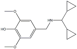  4-{[(dicyclopropylmethyl)amino]methyl}-2,6-dimethoxyphenol