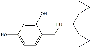 4-{[(dicyclopropylmethyl)amino]methyl}benzene-1,3-diol|