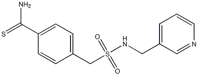  4-{[(pyridin-3-ylmethyl)sulfamoyl]methyl}benzene-1-carbothioamide