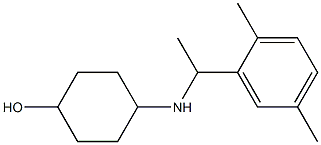 4-{[1-(2,5-dimethylphenyl)ethyl]amino}cyclohexan-1-ol 化学構造式