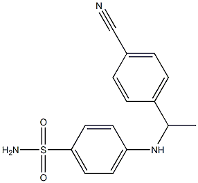 4-{[1-(4-cyanophenyl)ethyl]amino}benzene-1-sulfonamide|